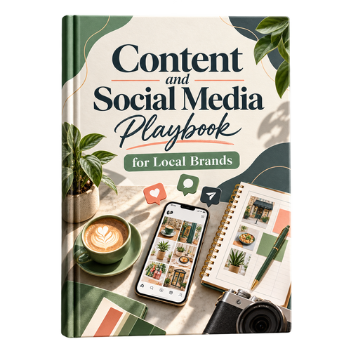 Content and Social Media Playbook for Local Brands ebook cover
